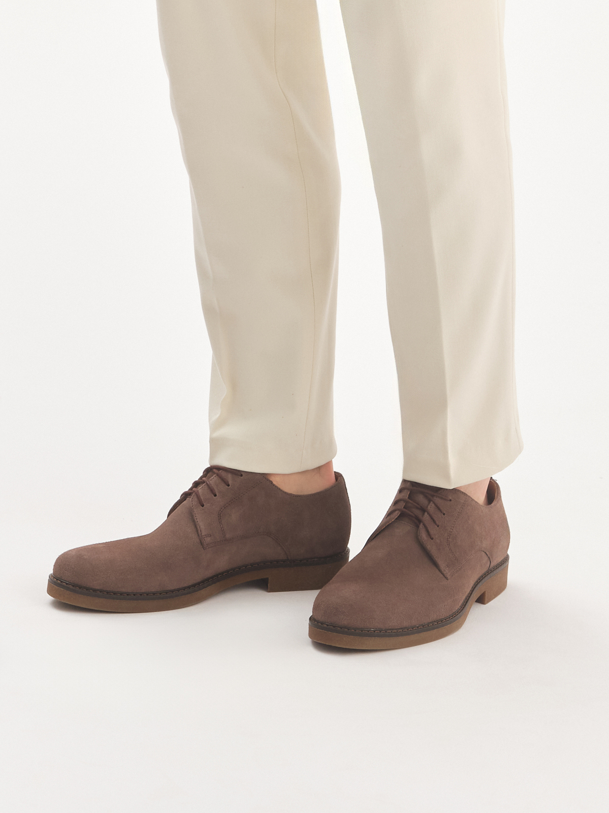 Casual suede derby shoes on sale
